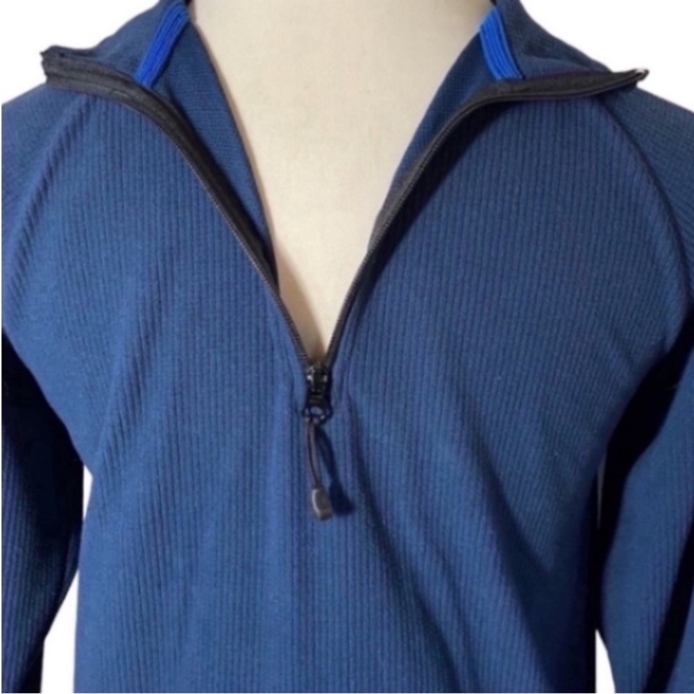 Vintage Old Navy Sweater Blue 90s Sweatshirt Navy Coat Jacket Pullover Half Zip